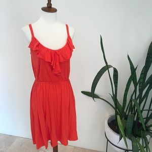 Ann Taylor Loft Summer Orange dress